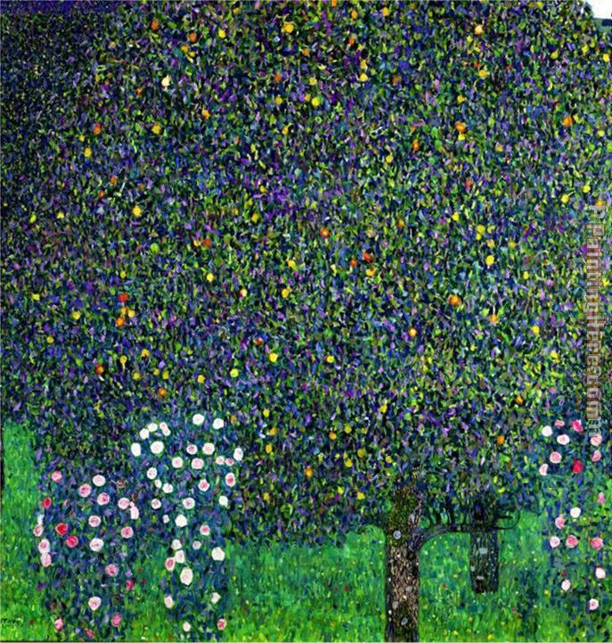 Gustav Klimt Roses Under the Trees, circa 1905